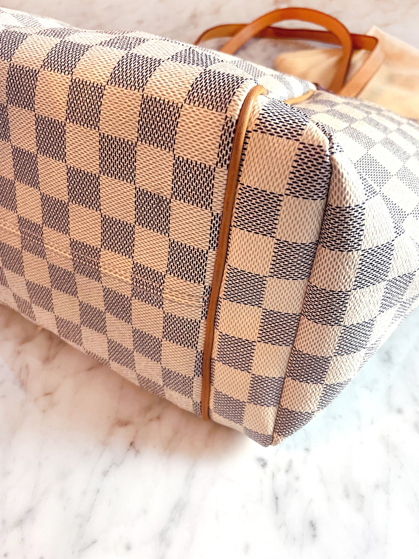 louis vuitton neverful "totally mm nm damier azur"