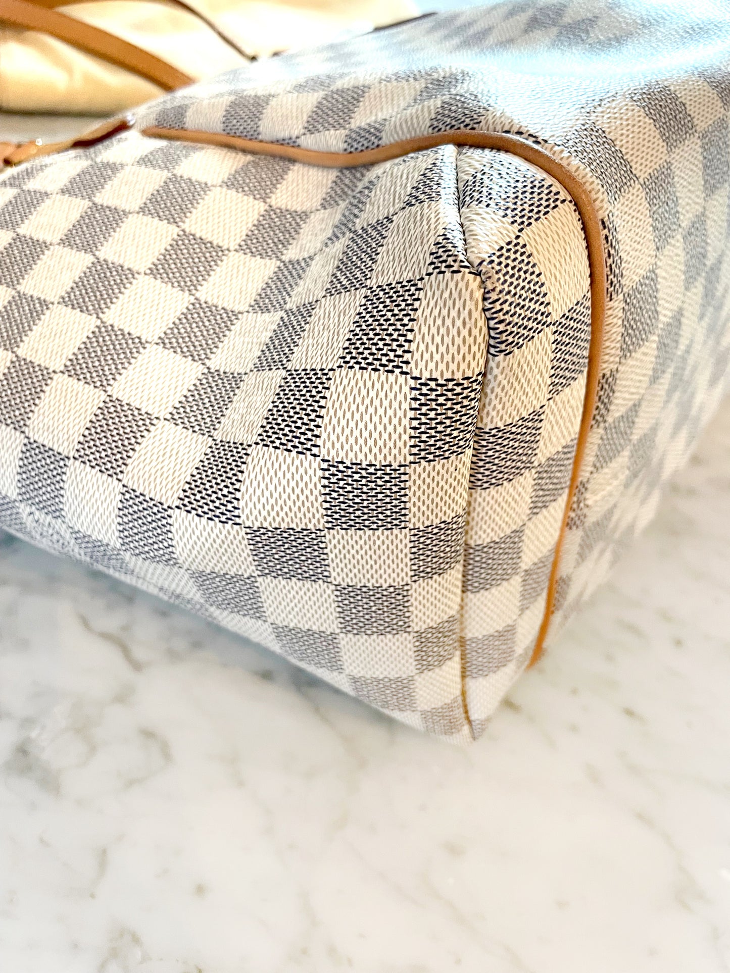 louis vuitton neverful "totally mm nm damier azur"