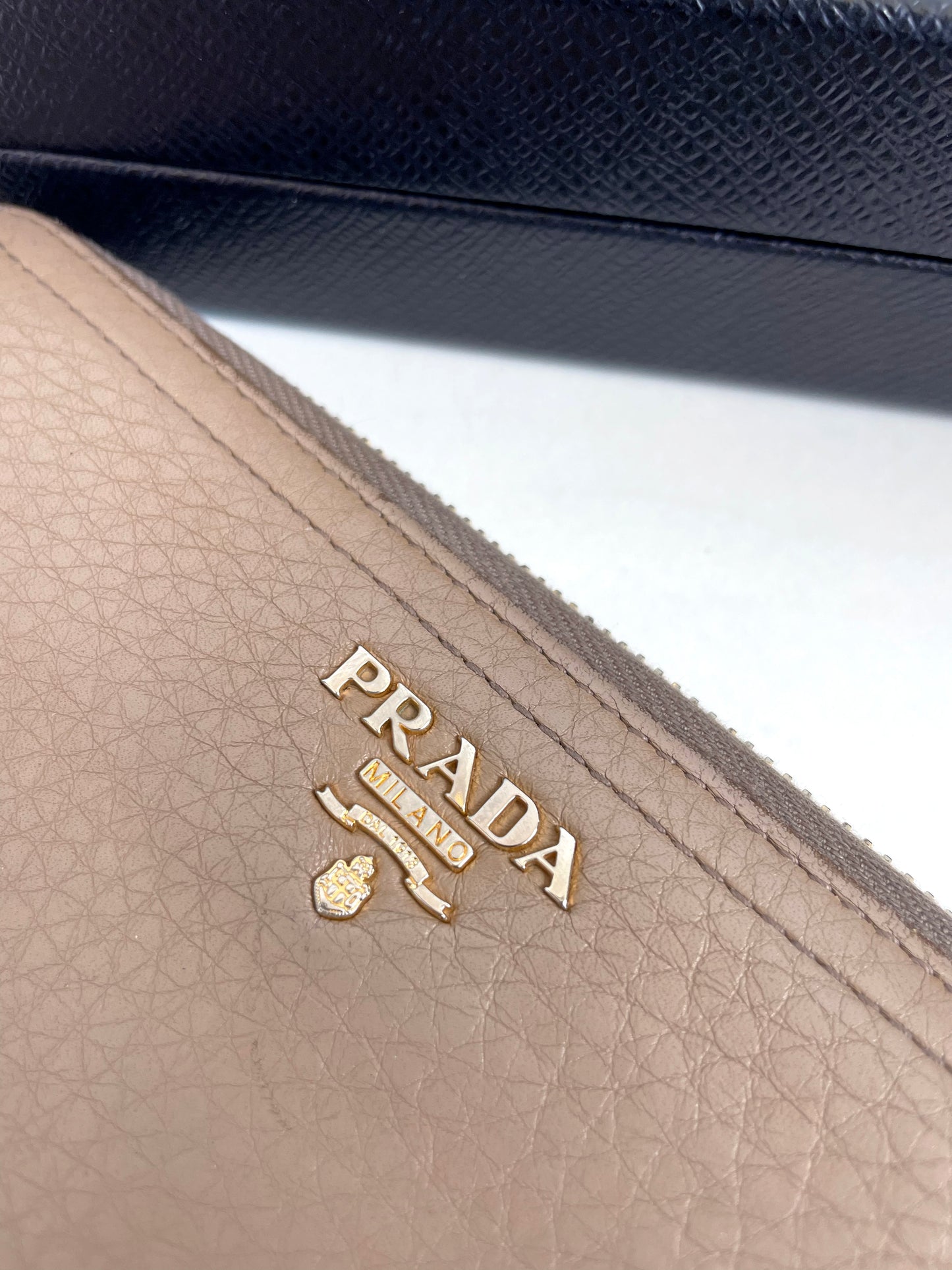 Prada Beige Large Wallet