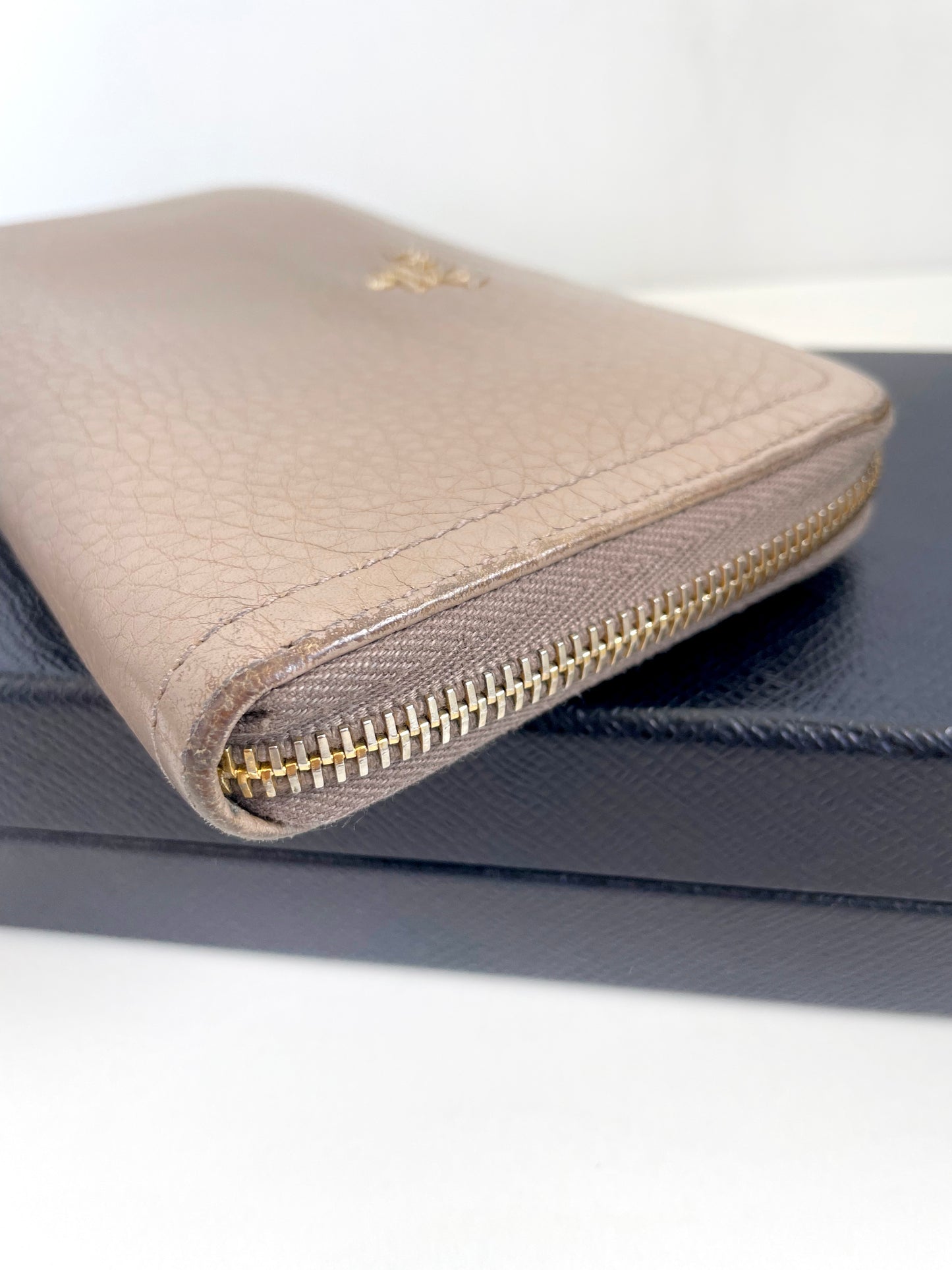 Prada Beige Large Wallet