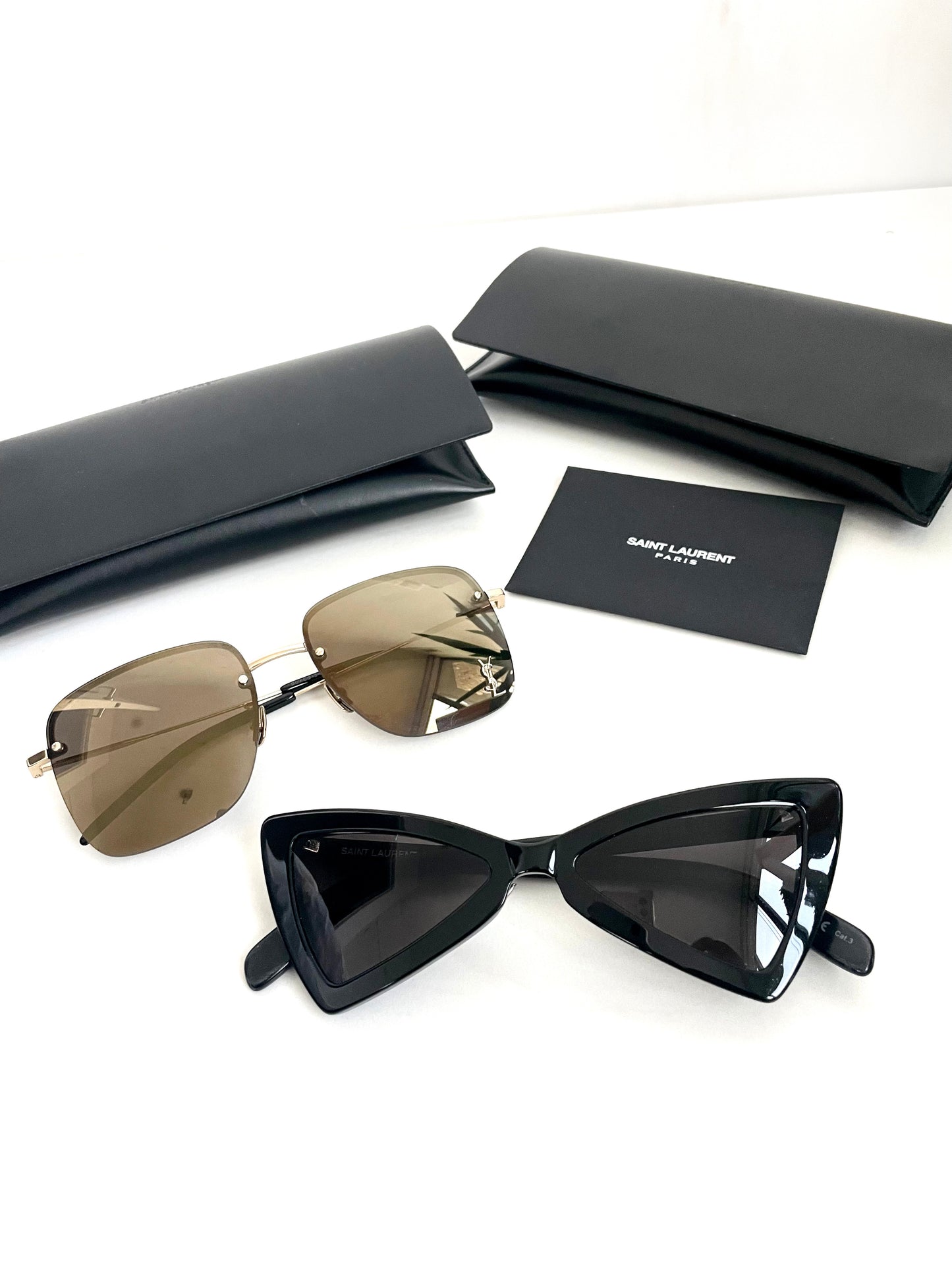 SAINT LAURENT wire-frame sunglasses