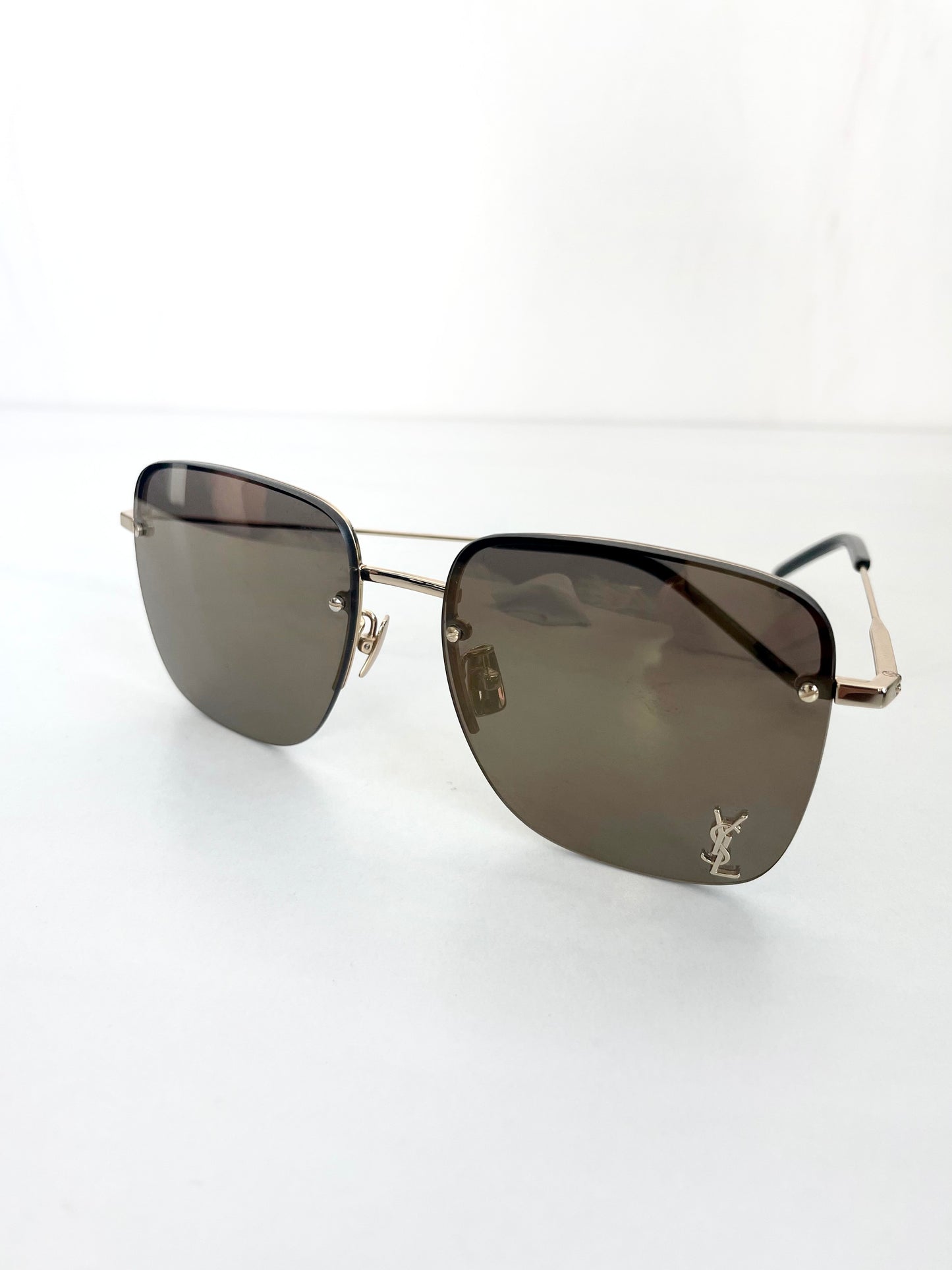 SAINT LAURENT wire-frame sunglasses