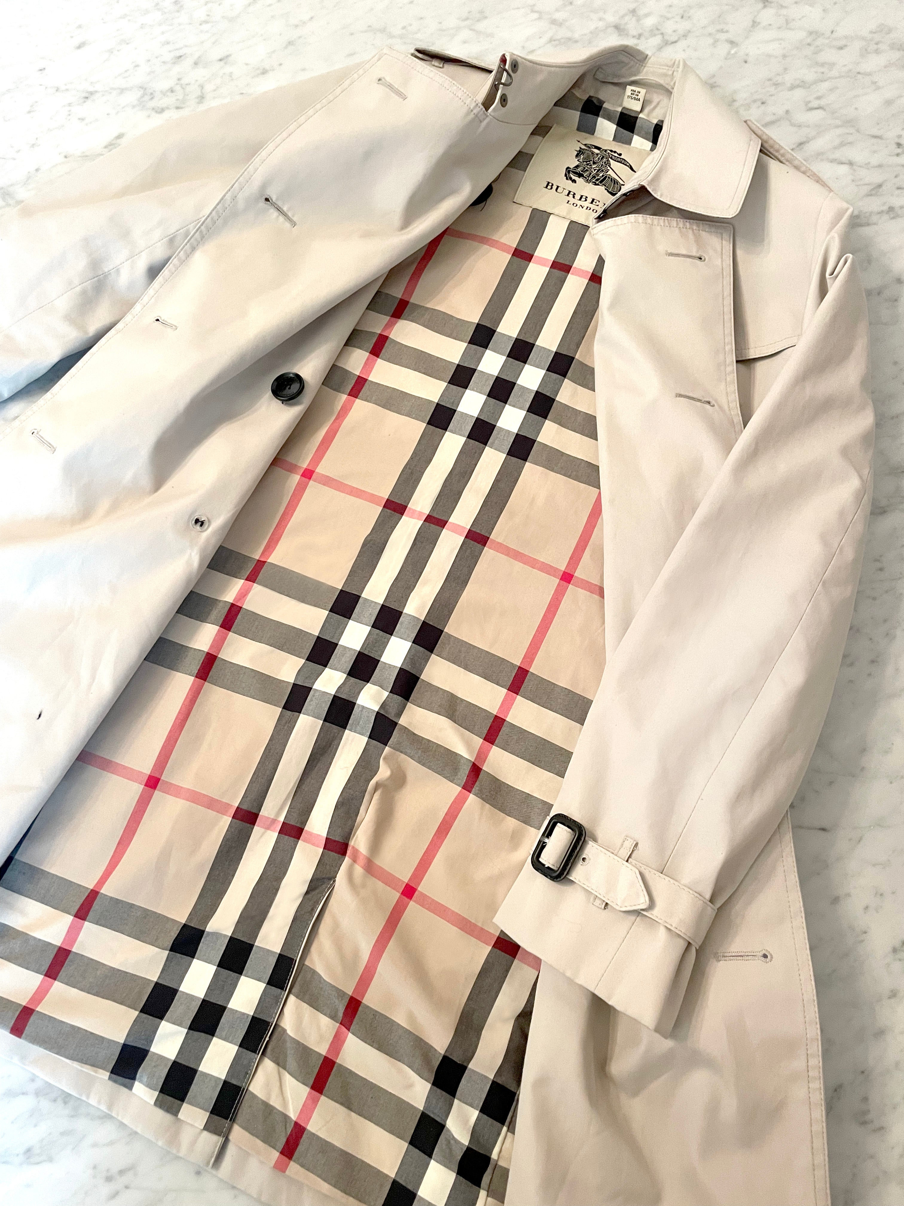 Burberry trench 2024 coat size 38